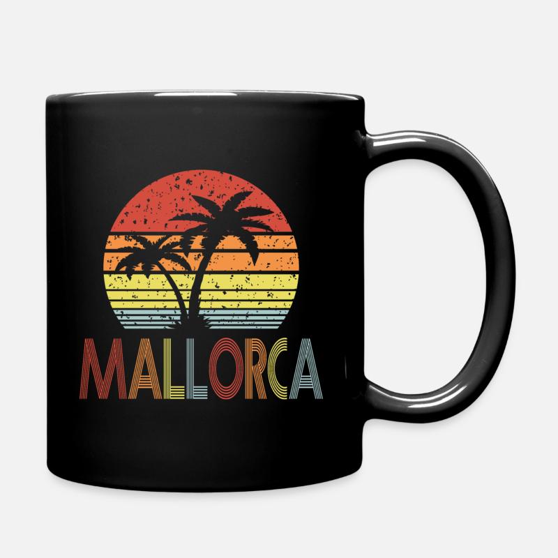 Mallorca - Tasse einfarbig - Schwarz