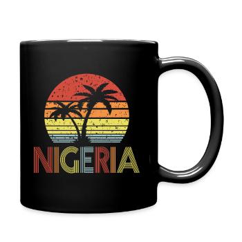 Nigéria - Mug uni - noir - Droite