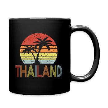 Thaïlande - Mug uni - noir - Droite