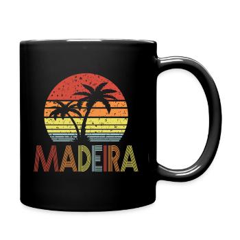 Madeira - Tasse einfarbig - Schwarz - Rechts