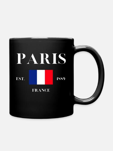 PARIS - Tasse einfarbig - Schwarz