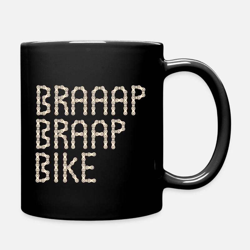 Fahrrad - Tasse einfarbig - Schwarz