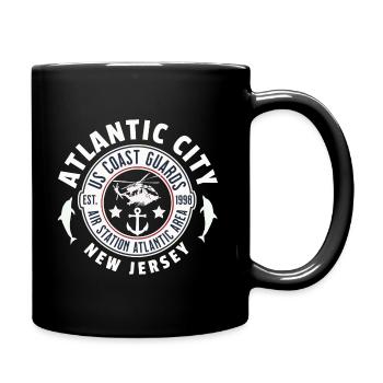Atlantic city coast guards - Full Colour Mug - black - Right
