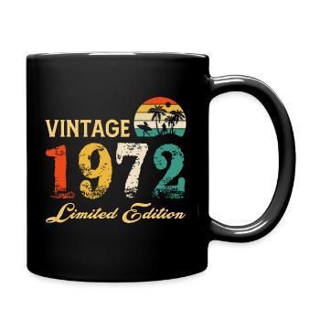 Vintage 1972 Edition Limitée Made In 1972 Anniversaire - Mug uni - noir - Droite