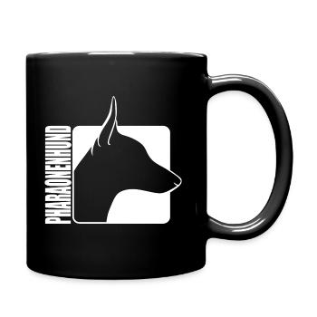 Pharaonenhund Profil Windhund Hunde Wilsigns - Tasse einfarbig - Schwarz - Rechts