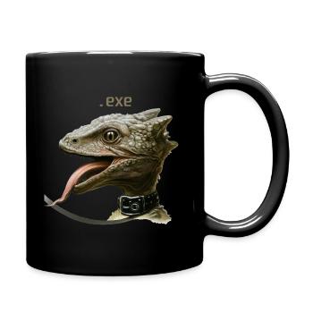 Ausführbar - Tasse einfarbig - Schwarz - Rechts