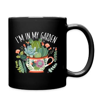 Succulentes drôle de dicton - Mug uni - noir - Droite