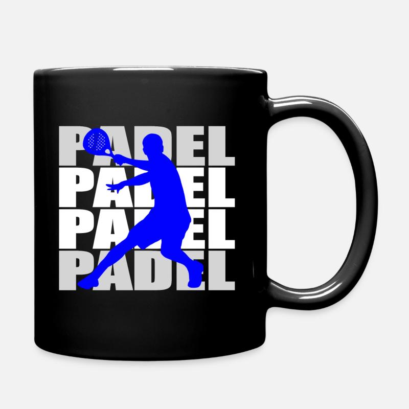 Le padel - Mug uni - noir