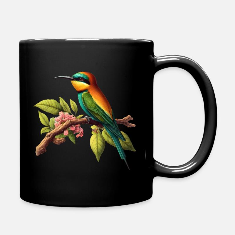 Bee-eater Merops Apiaster Bird - Full Colour Mug - black