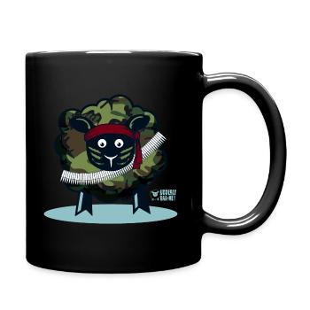 Ewe a Soldier? - Full Colour Mug - black - Right