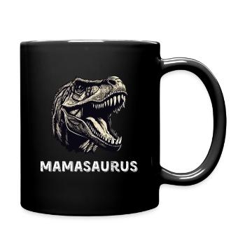 Mamasaurus - Tasse einfarbig - Schwarz - Rechts