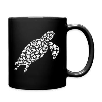 Turtle Water Turtle Sea Turtle - Full Colour Mug - black - Right