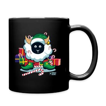 Ewe an Elf? - Full Colour Mug - black - Right