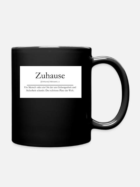 À la maison - Mug uni - noir