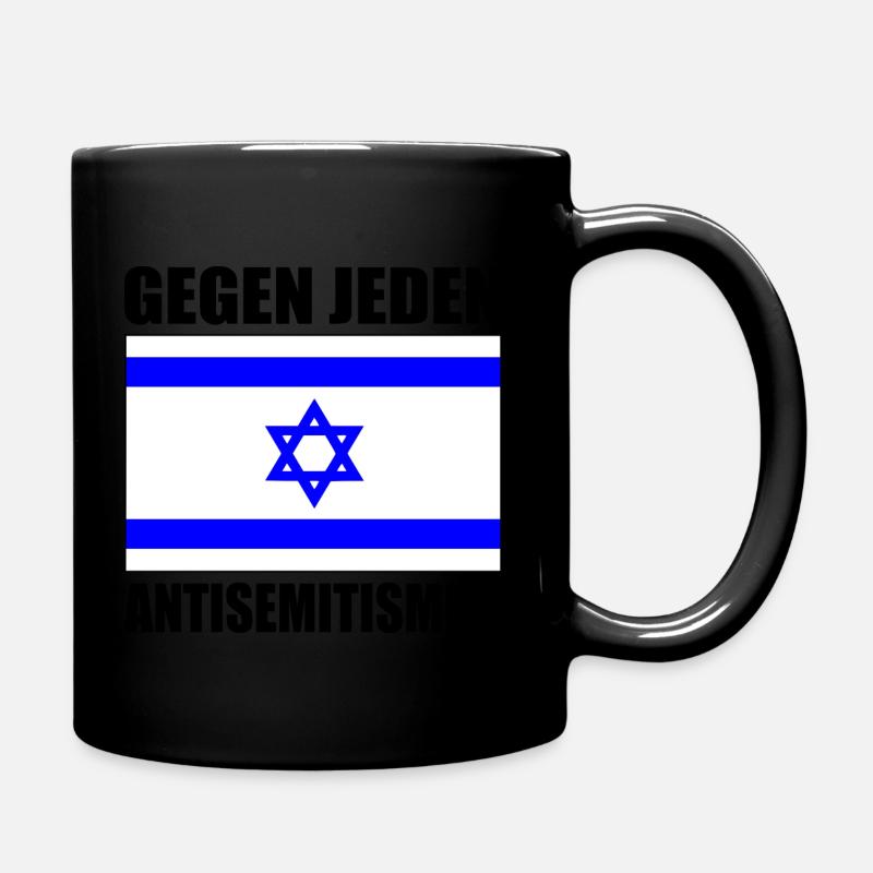 Gegen jeden antisemitismus - Tasse einfarbig - Schwarz