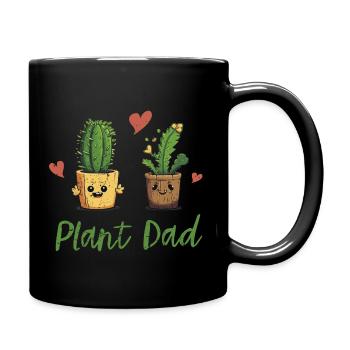 Die Freude eines Gartenliebhabers - Tasse einfarbig - Schwarz - Rechts