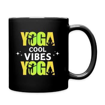 yoga méditation - Mug uni - noir - Droite