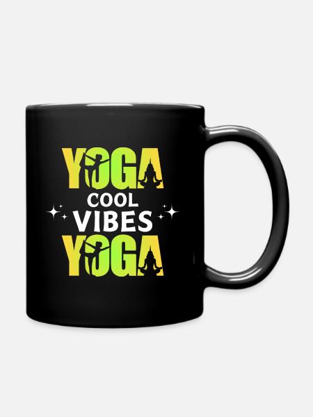 yoga méditation - Mug uni - noir