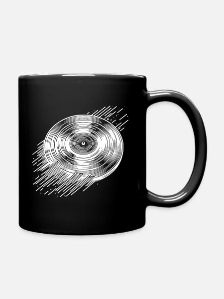 LP Vinyle - Mug uni - noir