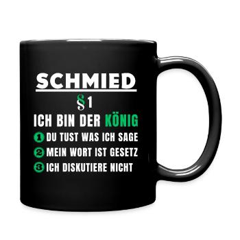 Blacksmith Gift - I Am The King - Full Colour Mug - black - Right