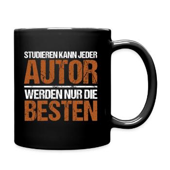 Anyone can study - Author Edition - Full Colour Mug - black - Right