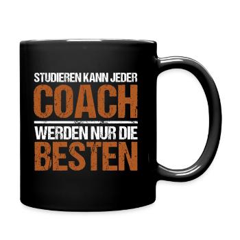 Anyone can study - Coach Edition - Full Colour Mug - black - Right