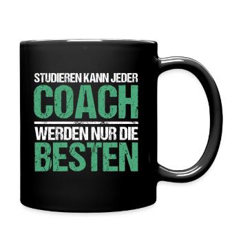 Anyone can study - Coach Edition - Full Colour Mug - black - Right