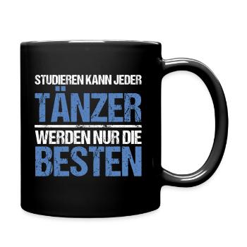 Tout le monde peut étudier - Édition Danseur - Mug uni - noir - Droite
