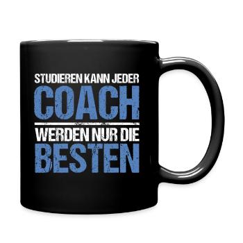 Anyone can study - Coach Edition - Full Colour Mug - black - Right