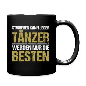 Anyone can study - Dancer Edition - Full Colour Mug - black - Right