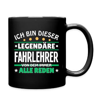 Je suis ce moniteur d’auto-école légendaire - Mug uni - noir - Droite