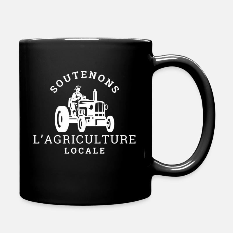 Soutenons L'agriculture Locale - Mug uni - noir