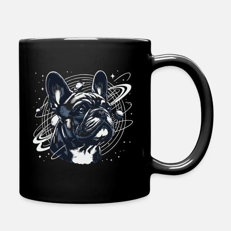 Frenchi in Space 3 - Full Colour Mug - black
