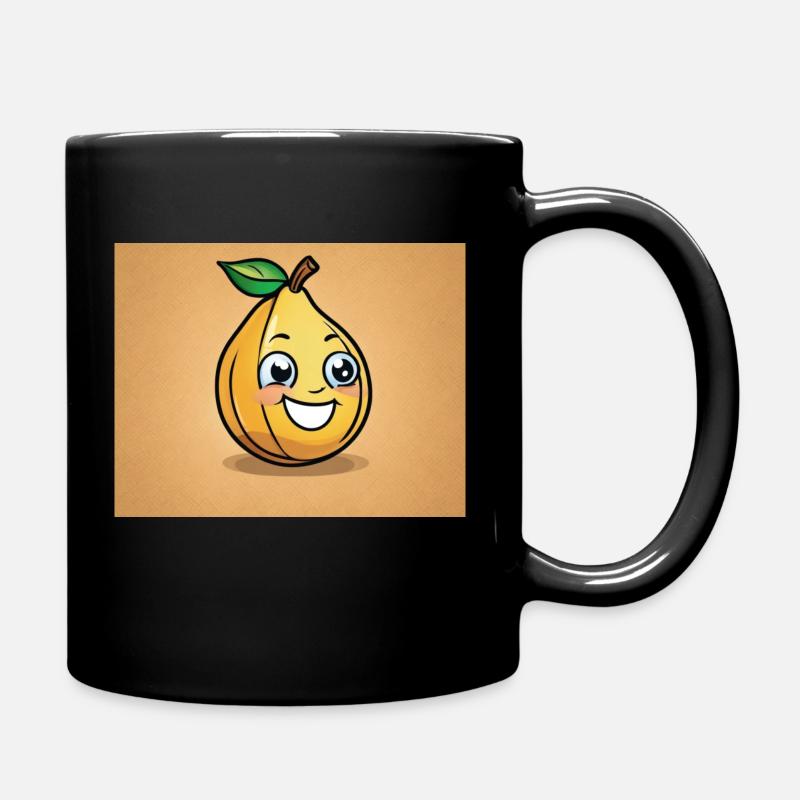 Birne - Tasse einfarbig - Schwarz