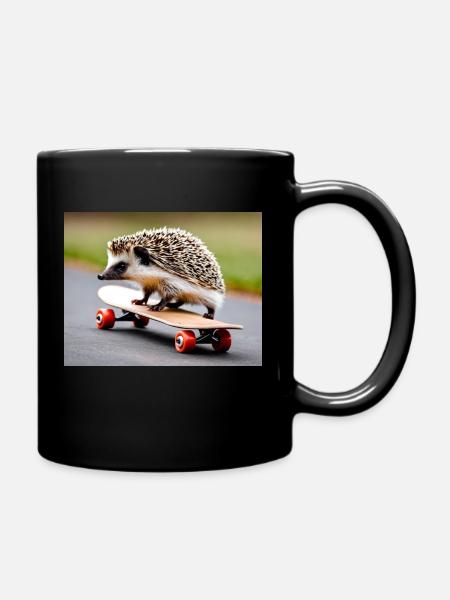 Hérisson - Mug uni - noir