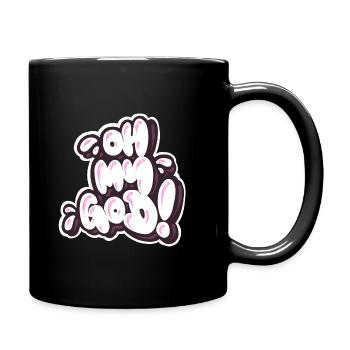 Oh mon dieu - Mug uni - noir - Droite