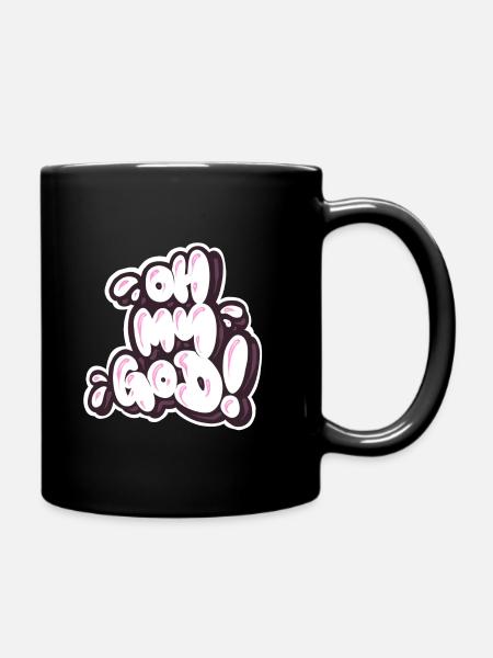 Oh mon dieu - Mug uni - noir