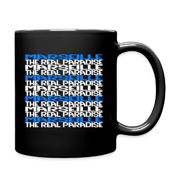 Marseille la vraie surprise - Mug uni - noir - Droite