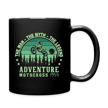 1955 Birthday born in 1955 Retro Vintage - Full Colour Mug - black - Right