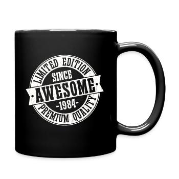 Great since 1984 Vintage Vintage Birthday - Full Colour Mug - black - Right