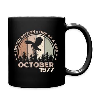 Incomparable depuis octobre 1977 47 Anniversaire - Mug uni - noir - Droite