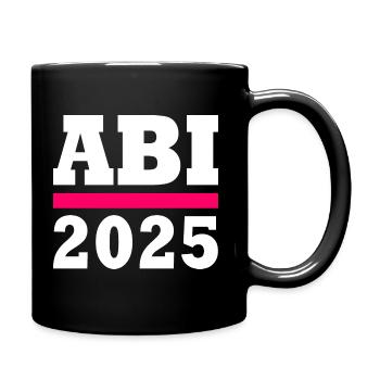Abi 2025 - Tasse einfarbig - Schwarz - Rechts