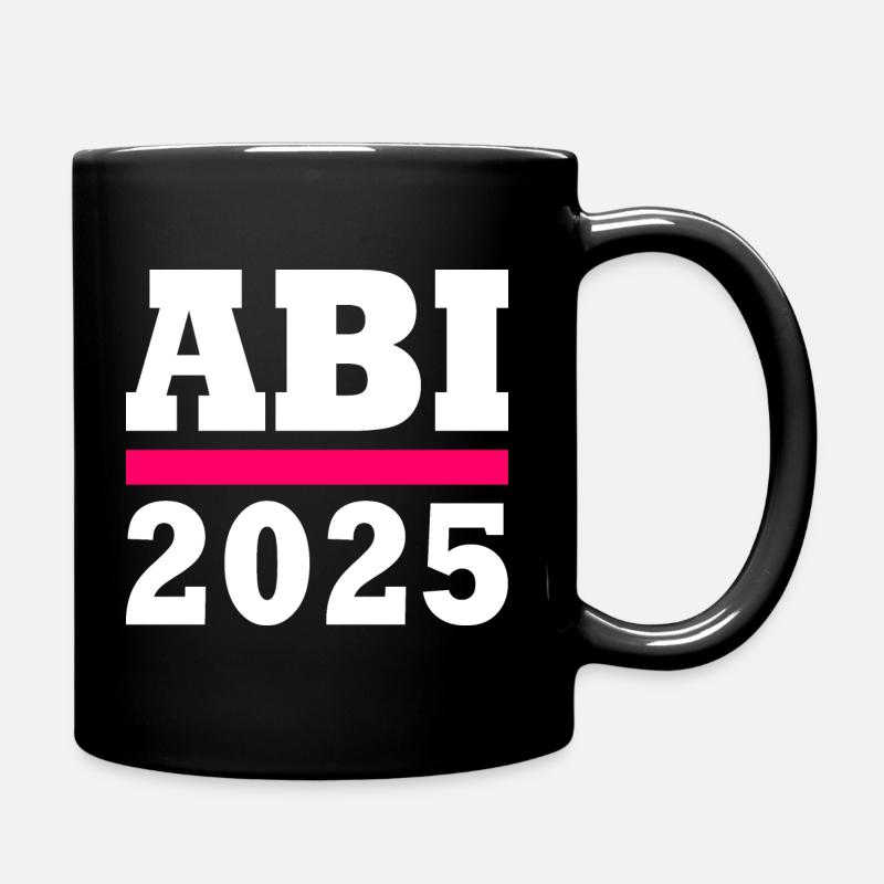 Abi 2025 - Tasse einfarbig - Schwarz