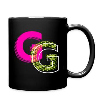 Initial letter G - Full Colour Mug - black - Right