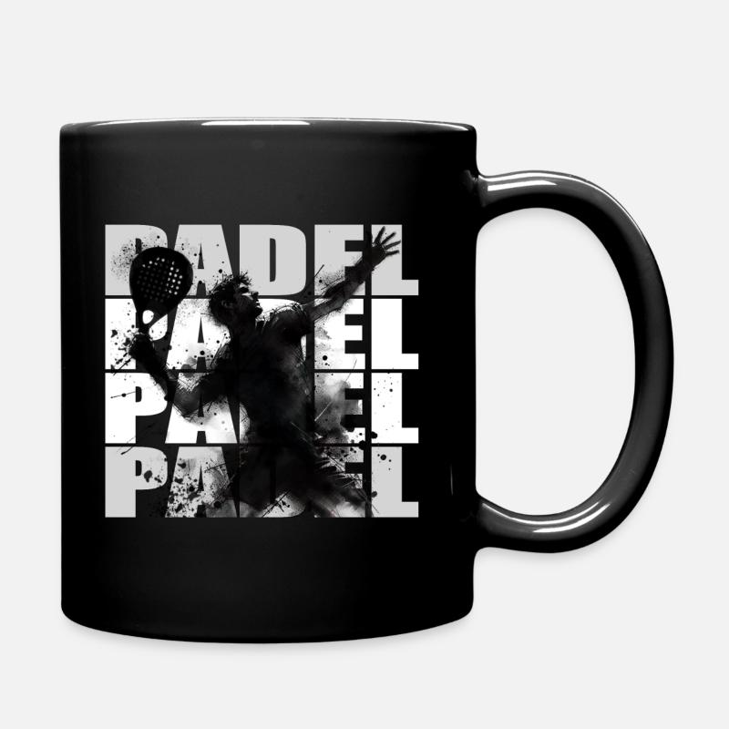 Padel - Mug uni - noir