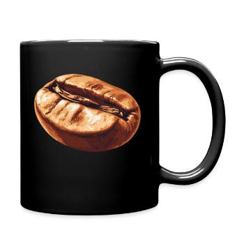 Un grain de café faussement réel - Mug uni - noir - Droite