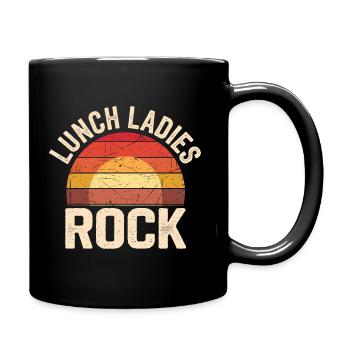 Fiers des Lunch Ladies - Mug uni - noir - Droite
