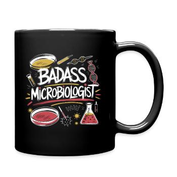 La science avec passion - Mug uni - noir - Droite