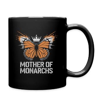 Majestätische Monarchfalter Liebe - Tasse einfarbig - Schwarz - Rechts