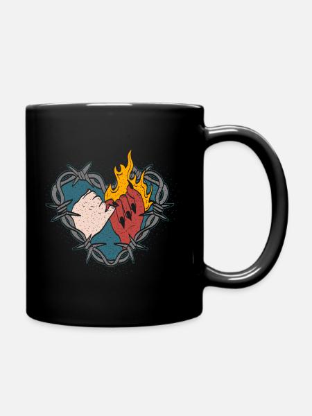 Cœur d’épines - Mug uni - noir